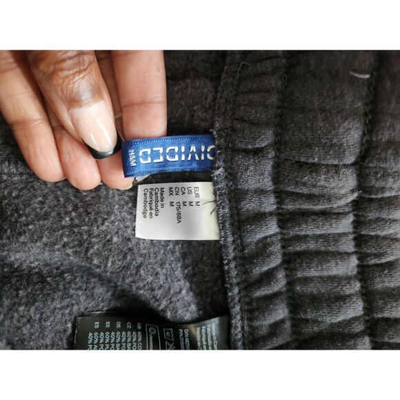 H&M Divided Men’s Gray Fleece Jogger Sweatpants – Size M - Picture 3 of 3